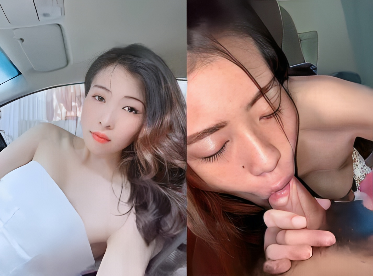 The pretty girl loves to suck cock